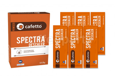 Cafetto Spectra Organic Powder Coffee Machine Descaler 6 x 25g Sachets