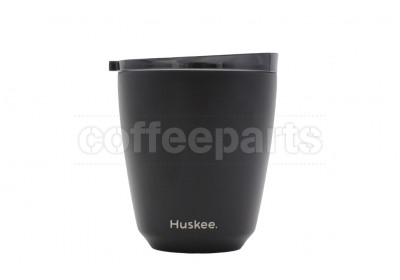 ﻿﻿Huskee Steel Cup with Lid 8oz (236ml): Black