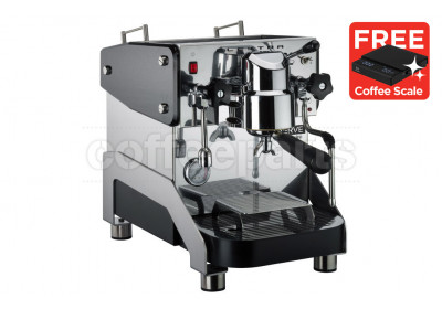 Elektra Verve Mini Coffee Machine: Black Steel