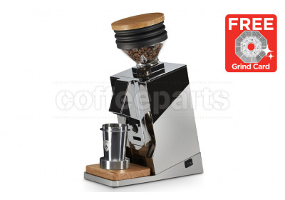 Eureka Oro Mignon Single Dose 65E Coffee Grinder: Chrome