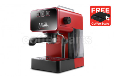 Gaggia Evolution Home Espresso Coffee Machine: Lava Red