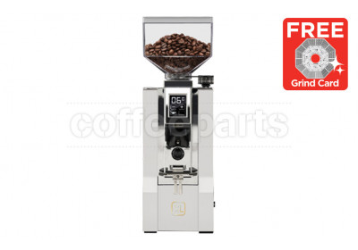 Eureka Oro Mignon XL 65E Espresso Coffee Grinder: White