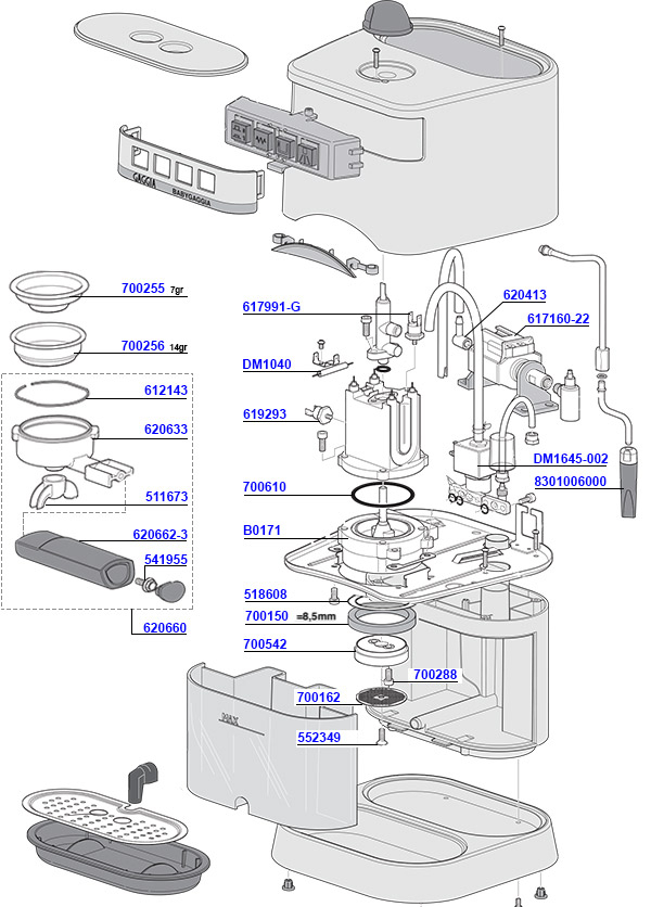 Gaggia Baby Parts Gaggia Coffee Parts