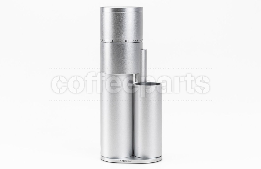 Option-O Lagom Mini Coffee Grinder: Silver | Coffee Parts